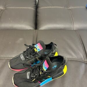 Adidas Black Multicolor Sneakers